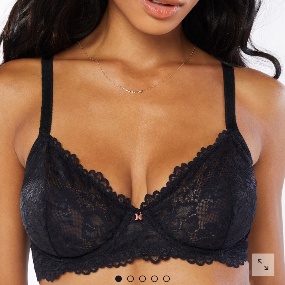 Savage X Fenty Floral Lace Unlined Bra